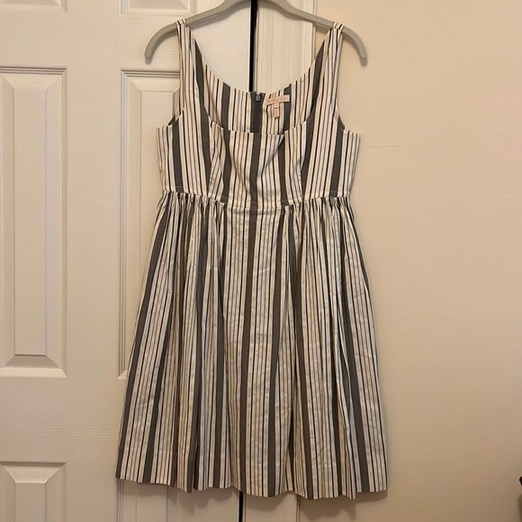 Rebecca Taylor Empire Waist Striped Dress - Picture 2 of 7